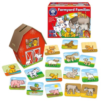 Joc educativ Familii de la Ferma FARMYARD FAMILIES foto