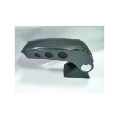 Cotiera universala cu baza metalica Negru/carbon Cod:48006 Automotive TrustedCars