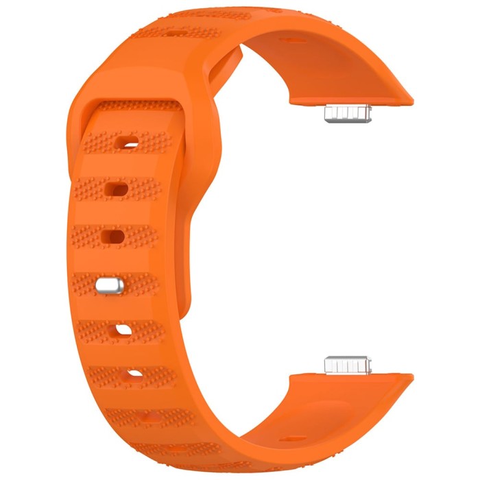 Curea Techsuit W050 Huawei Watch Fit 3 portocaliu