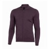 Pulover bărbați cu fermoar grena PL018, 46, 48, 50, 52