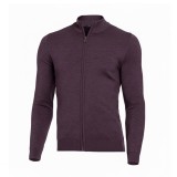 Pulover bărbați cu fermoar grena PL018, 46, 48, 50, 52