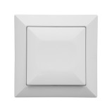 Intrerupator cu revenire Abex Perla WP-6P, incastrat, alb