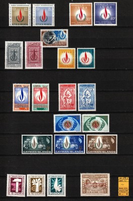 Lot Timbre, 1968 | Colecţie &amp;quot;Anul Drepturilor Omului&amp;quot; - Carta ONU | MNH | aph D7 foto