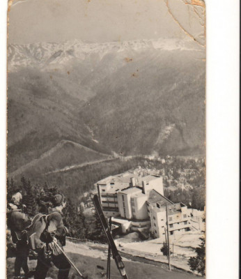 CPI B 10988 CARTE POSTALA - SINAIA. HOTELUL TURISTIC &amp;quot; COTA 1400&amp;quot;, RPR foto