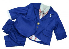Costum elegant pentru baieti-Colibri CBC2-A, Albastru foto