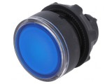 Comutator Apăsare 22mm Albastru