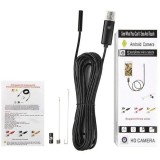 Cumpara ieftin Camera endoscop 2 in 1 pentru Android si Windows, waterproof, 10 metri, Oem