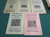 NOUA REVISTĂ FILATELICĂ ROM&Acirc;NĂ 1938 * LOT 5 REVISTE / DIFERITE NUMERE * 2 1 4