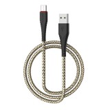 Cumpara ieftin Cablu Date si Incarcare USB la USB Type-C Borofone BX25 Powerful, 1 Metru - Negru