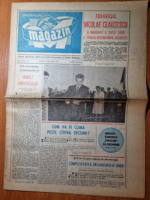 magazin 11 octombrie 1980-ceausescu a inaugurat targul international bucuresti foto