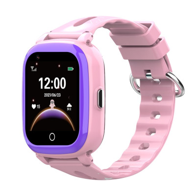 Ceas Smartwatch Pentru Copii Wonlex CT10 cu Functie telefon, Localizare GPS, Pedometru, Camera foto, Apel video, Roz foto