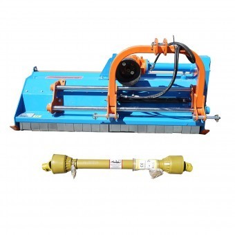 Tocatoare resturi vegetale GMRH180 cu translatie hidraulica 40-65CP, latime de lucru 180cm cu cardan inclus PP-540 r/min 345Kg Breckner Germany foto