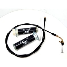 Mansoane + Cablu Acceleratie Scuter 2T