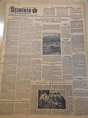 scanteia 4 noiembrie 1954-art. ploiesti,craiova,oradea,hipodrom nou la braila foto
