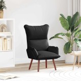 VidaXL Fotoliu de relaxare Negru 69 x 74 x 93 cm Piele artificială