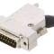 Conector D-Sub 15 pini tată ENCITECH mufă neagră pentru lipire pe cablu