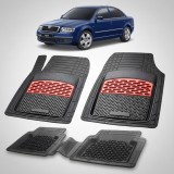 Cumpara ieftin Covorase Auto Tip Tavita Compatibile Skoda Superb Generatia I (2001&ndash;2008) Red