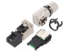 Mufă RJ45 Cat5 aurită 8p8c 5-9mm 27-22AWG