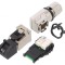 Mufă RJ45 Cat5 aurită 8p8c 5-9mm 27-22AWG