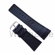 Curea HANDMADE neagra 24mm, 26mm, 28mm, 30mm, 32mm, 34mm