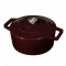 Oala fonta 20 cm cu capac Burgundy Berlinger Haus BH 6516