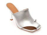 Cumpara ieftin Papuci EPICA argintii, 62L, din piele naturala
