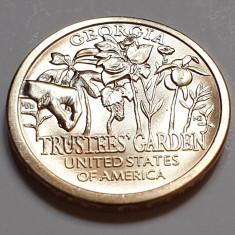 1 Dollar 2019 USA, Georgia, Trustees Garden, American Innovation, unc, P/D