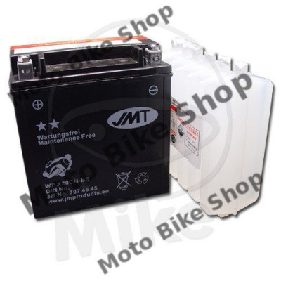 MBS Baterie moto + electrolit 12V18AH / YTX20CH-BS / JMT, Cod Produs: 7074545MA foto