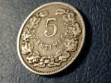5 centimes 1908 Luxemburg , Tiraj = 1.500.000 , stare EF / EF+ [poze]. Discount conform descriere [10 - 20 %. Vezi descrierea.]., Europa