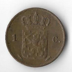 Moneda 1 cent 1863 - Olanda