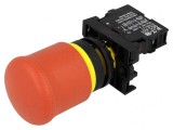Comutator de Siguranță 22mm Roșu 2 NC fără IP66