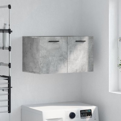 vidaXL Dulap de perete, gri beton, 60x36,5x35 cm, lemn prelucrat foto