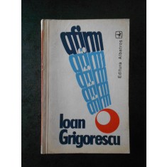IOAN GRIGORESCU - AFIRM