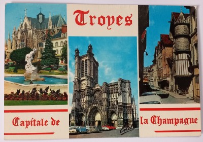 Carte Postala , Troyes, 1976 foto