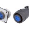 Conector circular 5 pini 5A, mufă-soclu
