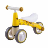 Tricicleta Copii Fara Pedale Didicar Girafa, 1-2 Ani, Max 20kg, Jucarie Exterior Clasica, Impingere