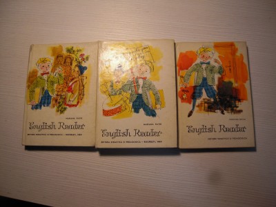 LOT de 3 carti pentru copii: Mariana Ratiu - English Reader, 1969 foto