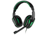 Casti de Gaming Blow cu microfon, cablu 2.4m, negru/verde