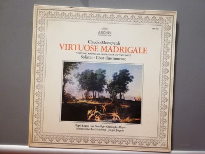 Monteverdi &amp;ndash; Virtuose Madrigale (1978/Deutsche Grammophon/RFG) - VINIL/NM+ foto