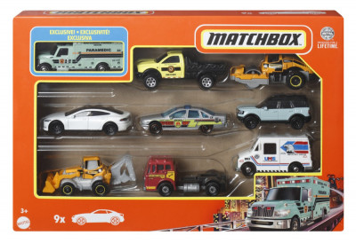 MATCHBOX SET 9 MASINUTE INTERNATIONAL AMBULANCE SuperHeroes ToysZone foto