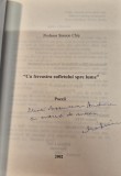 Cu fereastra sufletului spre lume Simion Chis cu autograf