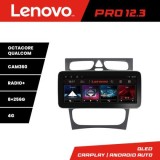 Navigatie Mercedes C W203 2000-2004 K-clk Lenovo PRO 8+256 12.3 inch qled android 4G DSP gps internet Q CarStore Technology