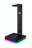 SUPORT casti Corsair, &quot;ST100 RGB&quot;, conectare prin USB 3.1 x 2, negru, &quot;CA-9011167-EU&quot;