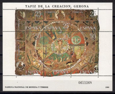 Spania 1980 - Tapiserie, colita, MNH foto