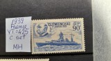 1939-Franta-YT425 - MH, Nestampilat