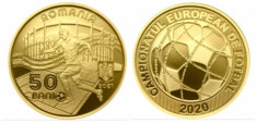 Moneda 50 bani Euro 2020 proof foto