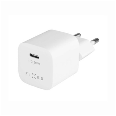 Incarcator EU, Type-C, 30W - Fixed Mini (FIXC30M-C-WH) - White foto