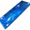 Protectie de birou tip mousepad, model spatiu cosmic, 80x30 cm, baza cauciucata, albastru