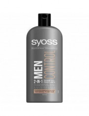 Sampon 2-in-1 Syoss Men Control pentru par uscat, barbati, 500 ml foto