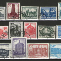 Romania 1972 - monumente, serie stampilata